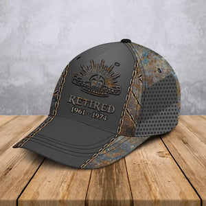 Personalized Australian Military Veteran 3D Cap QTVA24930