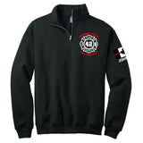 Personalized Canadian Firefighter Flag Custom Name Stand Collar Zipper Sweatshirt 3D Printed VQ24985