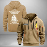 Personalized I Am A Belgian Veteran I Would Put The Uniform Back On If Belgium Needed Me Quarter Zip Hoodie 2D Printed LVA241008