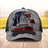 Personalized Horse Logo Custom Name Horse Lovers Gift Cap 3D Printed AHHN241034