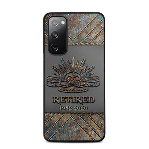 Personalized Retired Australian Army Logo Custom Service Time Phonecase Printed VQ241086