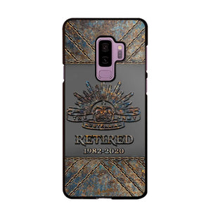 Personalized Retired Australian Army Logo Custom Service Time Phonecase Printed VQ241086