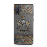 Personalized Retired Canadian Army Logo Custom Service Time Phonecase Printed VQ241086