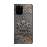 Personalized Retired Canadian Army Logo Custom Service Time Phonecase Printed VQ241086