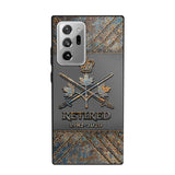 Personalized Retired Canadian Army Logo Custom Service Time Phonecase Printed VQ241086