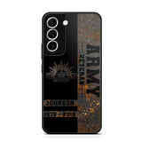 Personalized Australian Army Veteran Australian Army Logo Custom Name & Time Phonecase Printed QTKH241089