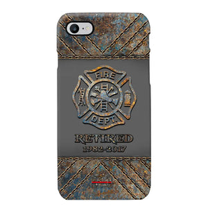 Personalized Australian Firefighter Custom Time Phonecase Printed QTKH241100