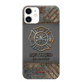 Personalized Australian Firefighter Custom Time Phonecase Printed QTKH241100