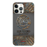 Personalized Australian Firefighter Custom Time Phonecase Printed QTKH241100