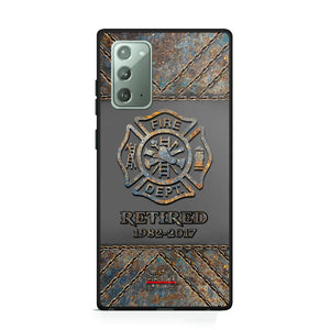 Personalized Australian Firefighter Custom Time Phonecase Printed QTKH241100