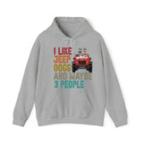 Personalized I Like Jeep Dogs And Maybe 3 People Hoodie 2D Printed HN241176