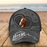 Personalized Upload Your Horse Photo Horse Lovers Gift Cap 3D Printed HN241327