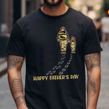 Personalized Happy Father's Day Firefighter & Kids Gift For Dad For Firefighter T-shirt Printed LVA241438