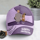 Personalized Happy Pawther'Day Dog Dad Gift For Him Cap 3D Printed VA241474