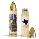 Personalized Police US States Blue Line Bullet Tumbler Printed AHVQ241502