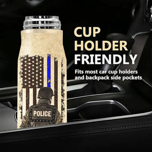 Personalized Police US States Blue Line Bullet Tumbler Printed AHVQ241502