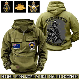 Personalized Your First Mistake Was Thinking I Was One Of The Sheep Australian Firefighter American Retro Hooded Sweatshirt Printed AHVQ241478