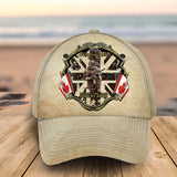 Personalized Canadian Army Veteran Custom Rank, Name & Service Time Cap 3D Printed AHHN241513