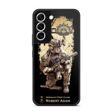 Personalized Australian Veteran Logo Custom Name & Rank Gold Phonecase Printed LVA241528