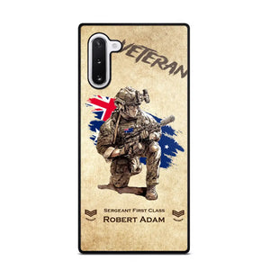 Personalized Australian Veteran Custom Name & Rank Phonecase Printed AHHN241696