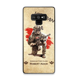 Personalized Canadian Veteran Custom Name & Rank Phonecase Printed AHHN241696