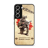 Personalized Canadian Veteran Custom Name & Rank Phonecase Printed AHHN241696