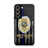 Personalized US Police Badge Retired Police Officer Custom ID Phonecase Printed QTVA241911