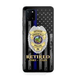 Personalized US Police Badge Retired Police Officer Custom ID Phonecase Printed QTVA241911