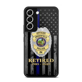 Personalized US Police Badge Retired Police Officer Custom ID Phonecase Printed QTVA241911