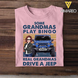 Personalized Some Grandmas Play Bingo Real Grandmas Drive A Jeep Jeep Girl T-shirt Printed KVH241933