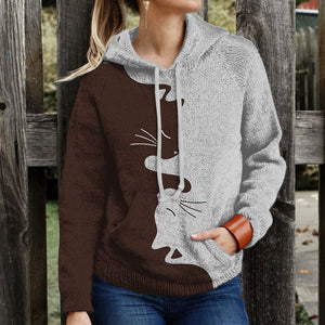 Cat Mom Cat Lovers Gift Hoodie Printed HN231312