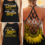 Bestie Criss-Cross Open Back Camisole Tank Top TXSWH1