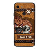 Personalized Dogmom Phonecase Printed 3D