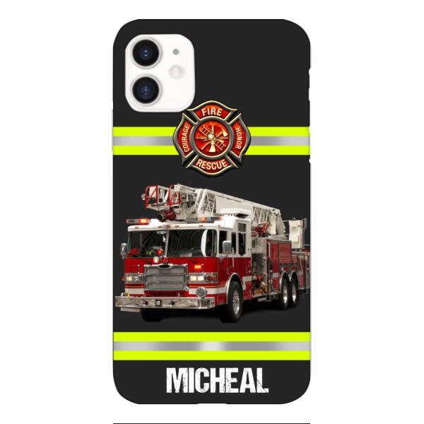 Personalized Firefighter Phone Case Mutilcolor NEY27T