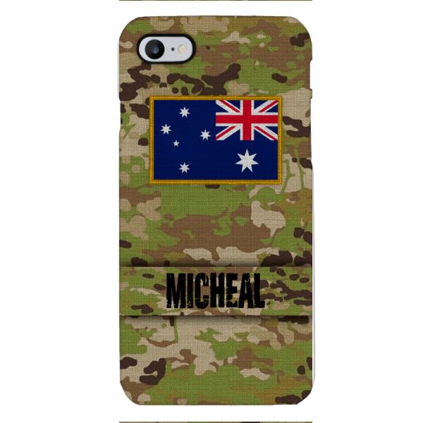 Personalized Australian Soldier Phone Case OCT-HQ07