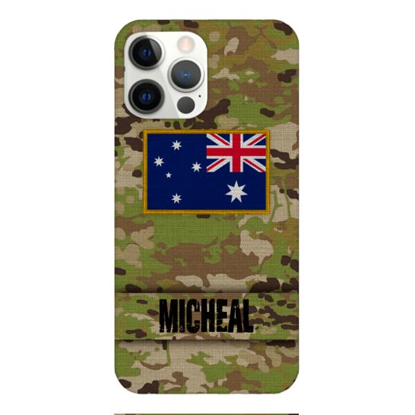 Personalized Australian Soldier Phone Case OCT-HQ07