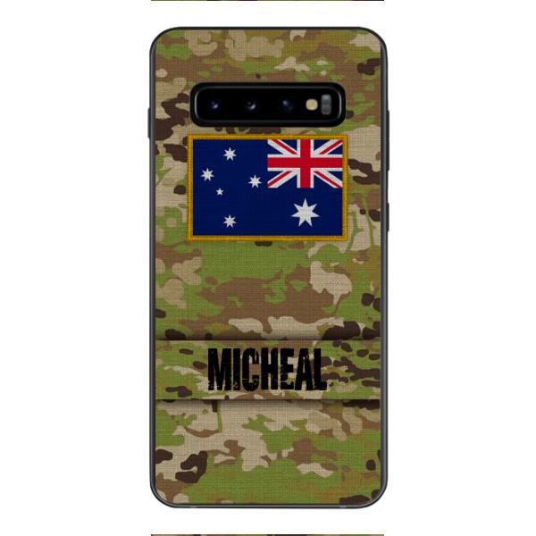 Personalized Australian Soldier Phone Case OCT-HQ07