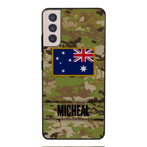 Personalized Australian Soldier Phone Case OCT-HQ07