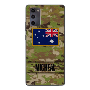 Personalized Australian Soldier Phone Case OCT-HQ07