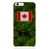 Personalized Canadian Soldier Phone Case OCT-HQ07