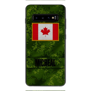 Personalized Canadian Soldier Phone Case OCT-HQ07