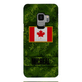 Personalized Canadian Soldier Phone Case OCT-HQ07