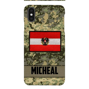 Personalized Austrian Soldier Phone Case OCT-LN07