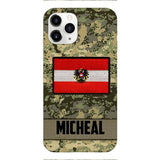 Personalized Austrian Soldier Phone Case OCT-LN07