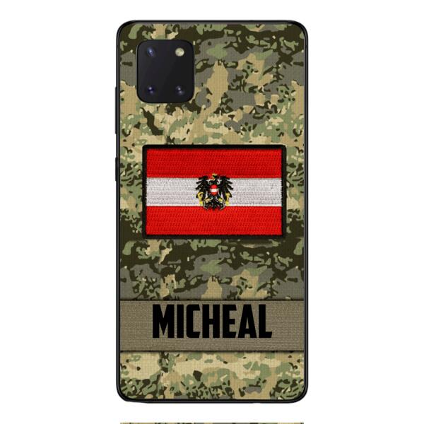 Personalized Austrian Soldier Phone Case OCT-LN07