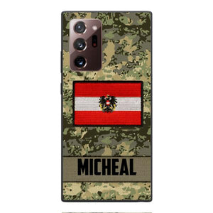 Personalized Austrian Soldier Phone Case OCT-LN07