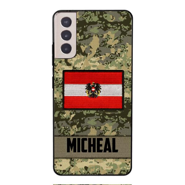 Personalized Austrian Soldier Phone Case OCT-LN07