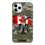 Personalized Canadian Veteran Phone Case OCT-DT09