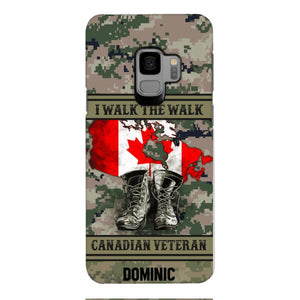 Personalized Canadian Veteran Phone Case OCT-DT09