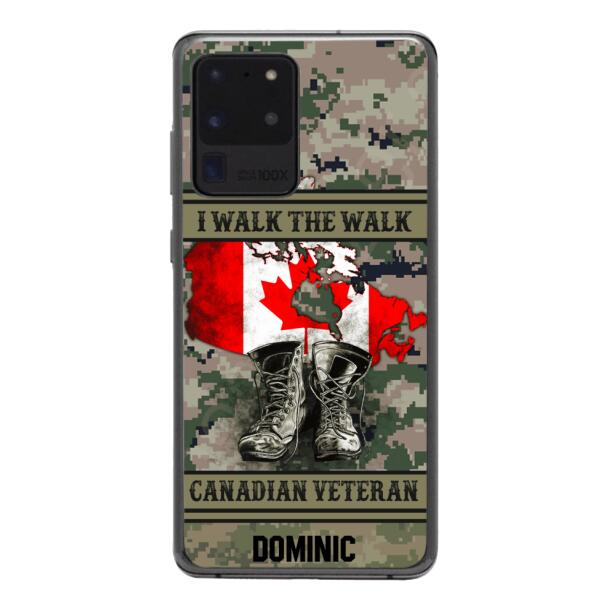 Personalized Canadian Veteran Phone Case OCT-DT09